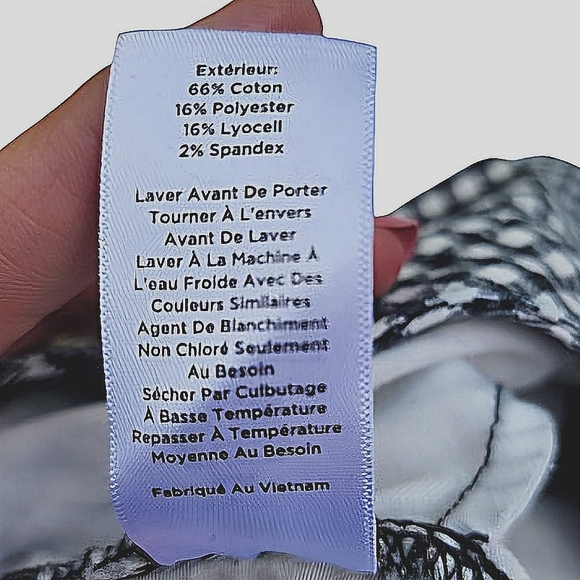 Womens 4P Talbots Black & White Retro Gingham Academia Soft Girl Check Skirt - Picture 6 of 6